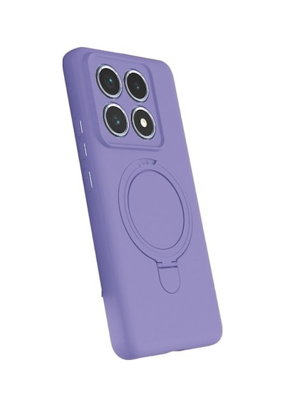 Mi 14t Pro Regal Magsafe Standlı Kapak - Lila Çok Renkli