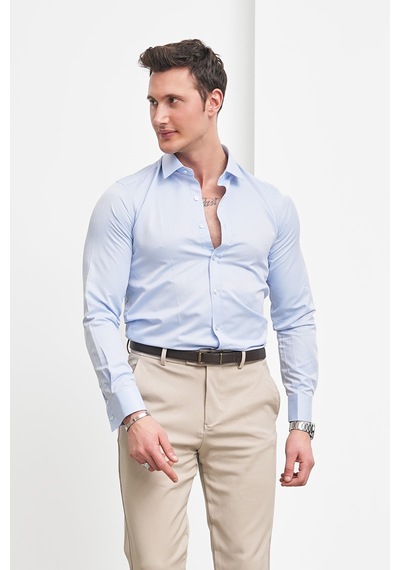 Modefendi Regular Fit Gömlek Buz Mavisi