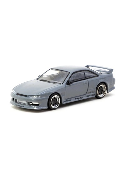 Tarmac Works 1/64 Vertex Silvia S 14 Grey Çok Renkli
