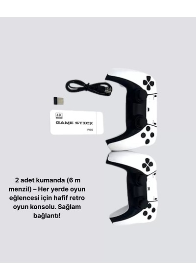 Hepsi 3d Ve 4k Görüntü Kaliteli Çok Oyunculu Retro Oyun Konsolu Najmaddin