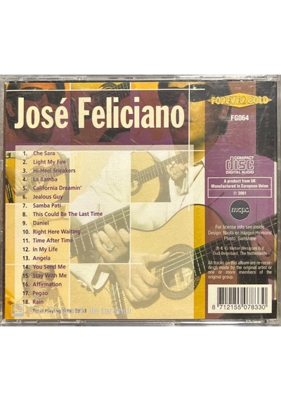 Plak Değildir Cd Dir Cd Jose Feliciano Che Sara Cd