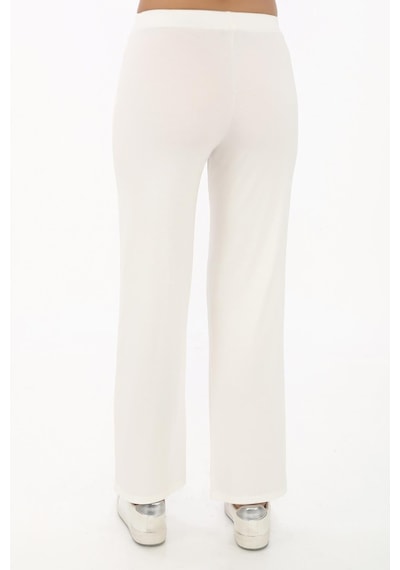 Extra Yumuşak Uzun Viskon Pantolon Home&outdoor-krem Krem