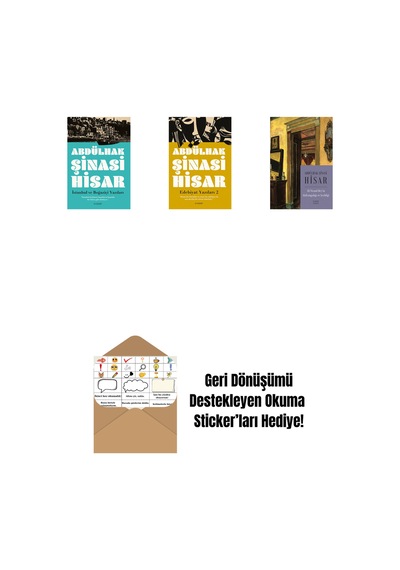 İstanbul Ve Boğaziçi Yazıları + Edebiyat Yazıları 2 + Ali Nizami Bey İn Alafrangalığı Ve Şeyhliği Kitap Boy + Okuma Sticker'ları