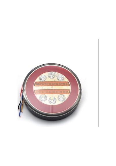 Ahmet Otomotiv Universal Neon Hamburger Stop Lambası 12V 4 Fonksiyonlu 12V Uyumlu