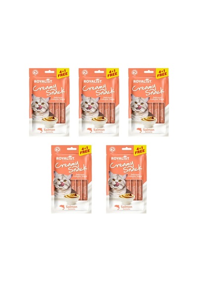 Royalıst Creamy Snack -somonlu 75 Gr X5 Adet
