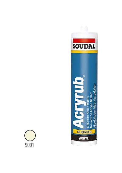 Soudal Acryrub Silikonize Mastik Bej 500 Gr 417565
