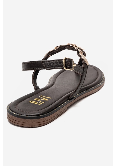 Luvishoes Marea Kahverengi Hakiki Deri Parmak Arası Gold Tokalı Kadın Sandalet Kahverengi Luvishoes Marea Kahverengi Hakiki Deri Parmak Arası Gold Tokalı Kadın Sandalet Kahverengi