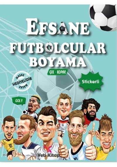 Efsane Futbolcular Boyama Kitabı - Yqbx-633117