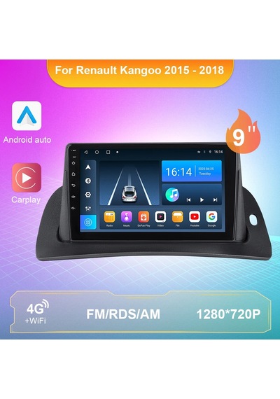 Renault Kangoo 2015-2018 Multimedya Navigasyon Usb Kamera Carplayer 6 Ram