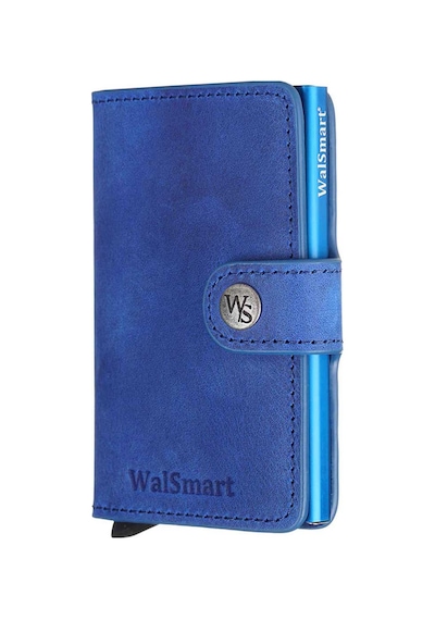 Walsmart Mini Crazy Akıllı Mekanizmalı Cüzdan Hakiki Deri