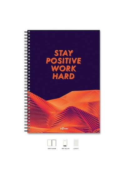 A4 Defter Çizgili 200 Syf Stay Energy 103 Ivory