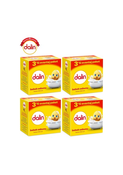 Dalin Bebek Sabunu 100gr 12 Li Set Hassas Ciltler