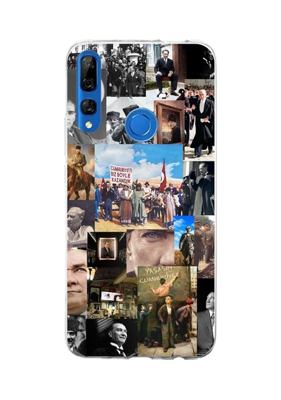 Huawei Y9 Prime 2019 Uyumlu Atatürk Cumhuriyet Baskılı Silikon Kılıf