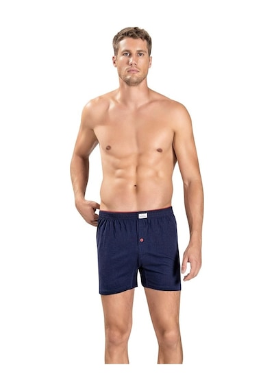 Jiber Erkek Lacivert Havlu Kemer Pamuklu 6'Lı Boxer 127