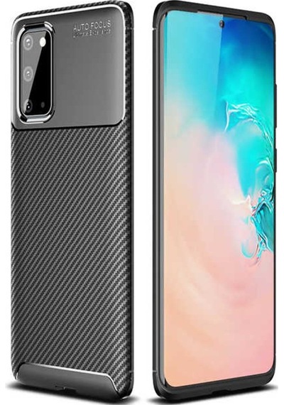 Samsung Galaxy Uyumlu S20 Kilif Karbon Silikon Case 417936089