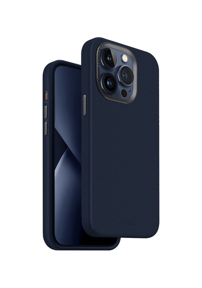 Apple Uyumlu iPhone 15 Pro Max Kılıf Lyden Serisi Deri Kaplama Magsafe Özellikli Magclick Kapak Midnight Blue Apple Uyumlu iPhone 15 Pro Max Kılıf Lyden Serisi Deri Kaplama Magsafe Özellikli Magclick Kapak Midnight Blue