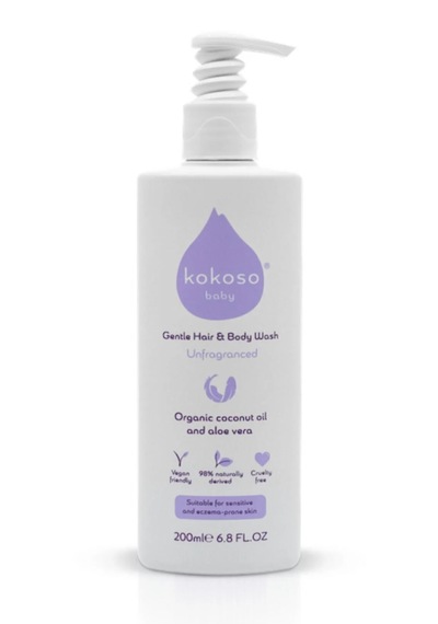 Kokoso Baby Saç ve Vücut Şampuanı Kokusuz 200 Ml