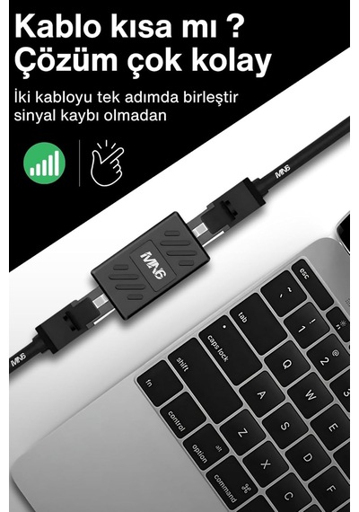 M13x Cat6 Kablo Birleştirici/2 Adet-cat5-cat6-cat7-cat8-uyumlu/ethernet Kablo Uzatma Aparatı-et