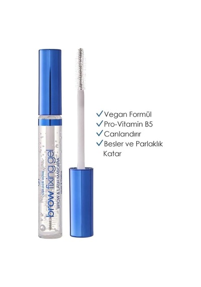 Brow Fixing Gel - Sabitleyici Şeffaf Kaş Ve Kirpik Maskarası Çok Renkli