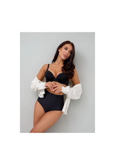 Mistirik Private Model Lazer Kesim Toparlayıcı Ve Sıkılaştırıcı Iz Yapmaz Korse Siyah Renk