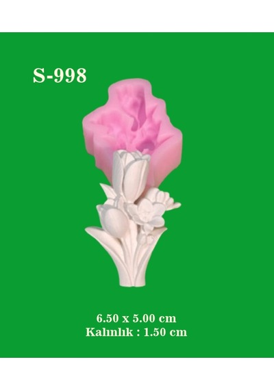 Çiçek Demeti No:2 Silikon Kalıp S998