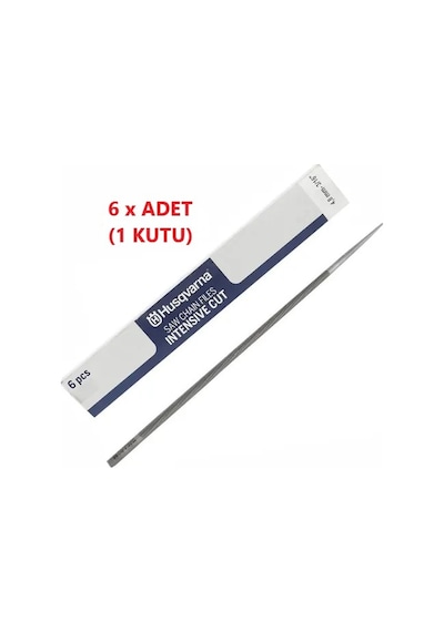 Husqvarna 4,8 Mm 3/16 Motorlu Testere Eğe-isveç-6 Adet