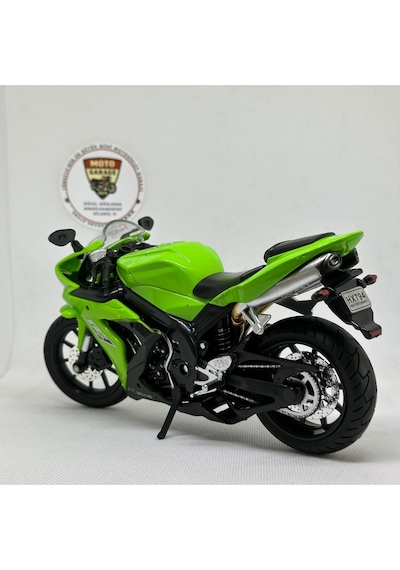 Yamaha Yzf-r1 1:12 Diecast Motosiklet Model Metal Maket & Koleksiyon Oyuncak Yeşil