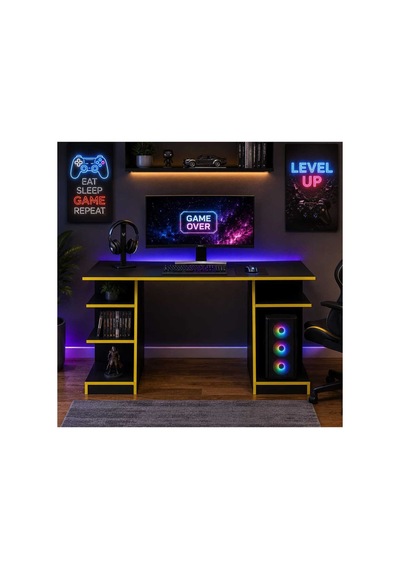 Arvex Oyuncu Masası - Bilgisayar Masası - Gamer Masası Siyah &sarı Siyah-sarı - 906139974 Siyah-sarı Arvex Oyuncu Masası - Bilgisayar Masası - Gamer Masası Siyah &sarı Siyah-sarı - 906139974 Siyah-sarı