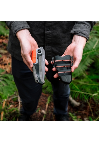 Gear Aıd Skara Çift Konumlu Katlanır Kamp Testeresi Ve Koruyucu Kılıf, Kamp, Yürüyüş, Patika Bakımı, Avcılık Ve Genel Budama İçin 6,3 Cm Çapında Ahşap Kesmek İçin İdeal