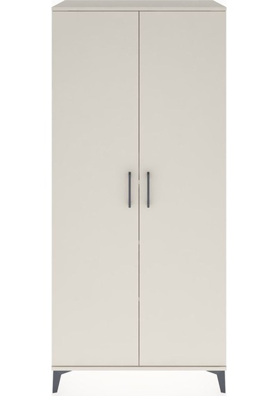 Hyperion Dolap 3 Raflı 2 Kapaklı Tek Askılı 88x44x195 Aytaşı-... Aytaşı