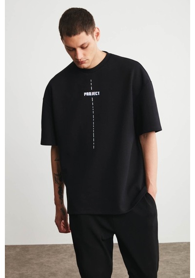 Noıssey Chulchan Shop Project Oversize Siyah T-shirt