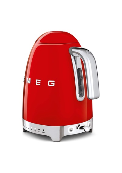 Smeg KLF04 1.7 LT Paslanmaz Çelik Su Isıtıcı Kettle Kırmızı