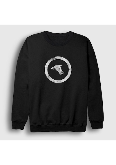 Presmono Unisex Bird Katatonia Sweatshirt Siyah