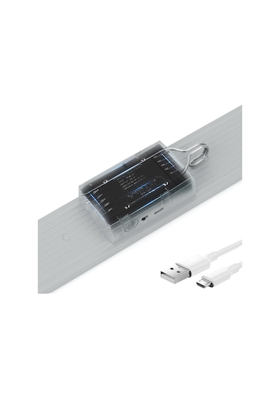 Kumandalı - Zaman - Işık Gücü Ayarlı Metal Askılı - Usb Şarjlı Lamba Fener 20smd Led 5332 .