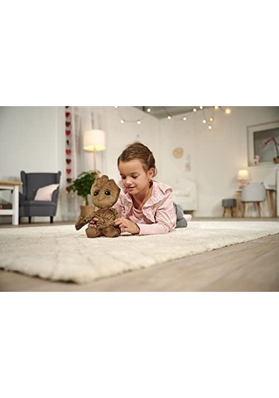 6315875808npb, Floppy Young Groot Peluş Figürü, Özel Ve Detaylı Tasarım, Dayanıklı Kumaş, 25 Cm 000 Açık Krem