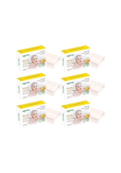 Agarta El Yapımı Doğal Sabun 150gr Bebek 6 Lı Set Doğal