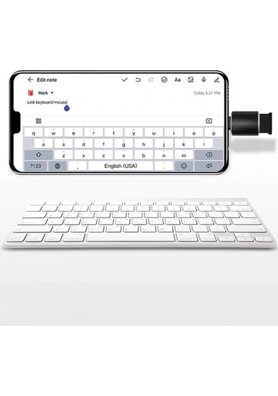 Ally Usb Type-c Dönüştürücü Otg Adaptör- 5775 Siyah