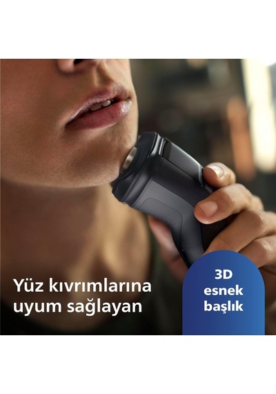Lexroo 3000x Serisi Erkek Tıraş Makinesi, Powercut Bıçak Teknolojisi, 5d Esnek Başlık