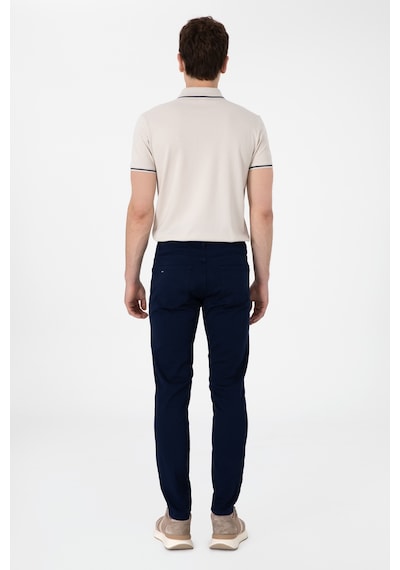 U.S. Polo Assn. Erkek Lacivert Kanvas Pantolon 50309126-VR033