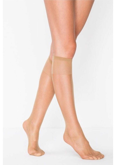 Süper Ince 15 Den Mat Pantolon Çorabı Bronz Acı Kahverengi