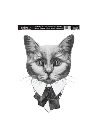 Cadence Kumaş Transfer Paft-07 Hayvan Portreleri 21X30 Cm