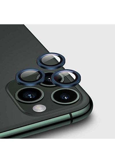 Apple İphone 12 Pro Cl-02 Kamera Lens Koruyucu, Lacivert Diğer