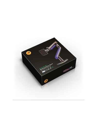 North Bayou Nb F5-gb Gaming 32-60 İnç Monitör Kolu 2-20 Kg Rgb Işıklı Yüksek Taşıma Kapasiteli Profe