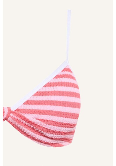 Defacto Regular Fıt Kırışık Dokulu Pembe Bikini Üstü G7027ax26smpn69 Pembe-pn69