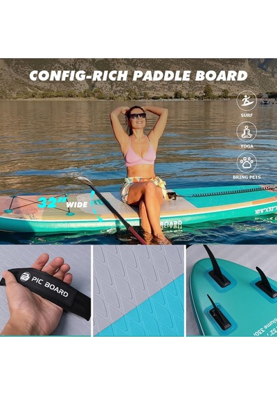Wooden Girl Stand Up Paddle Board 320x82x15 Cm Ölçülerinde