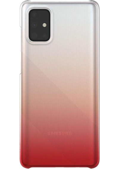Galaxy A51 İle Uyumlu Koruyucu Kılıf Kırmızı Gp-fpa515wsbrw