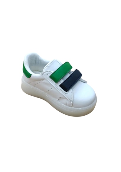 Middo Stanl Bebe Işıklı Cırt Bantlı Kız Ve Erkek Spor Ayakkabı Beyaz - Lacivert Middo Stanl Bebe Işıklı Cırt Bantlı Kız Ve Erkek Spor Ayakkabı Beyaz - Lacivert