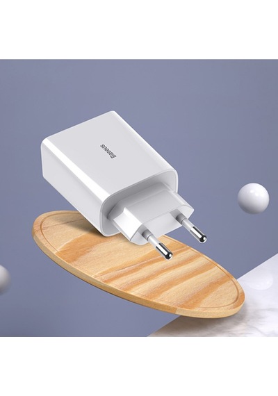 Baseus Speed Mini Quick Charger 20W Şarj Başlık Type-C Hızlı Şarj (496272265)