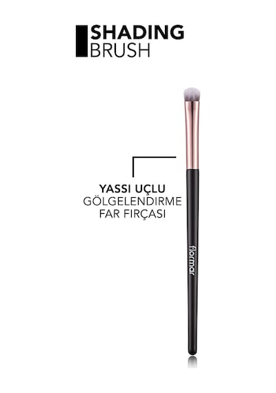 Flormar Yuvarlak Uçlu Elips Far Gölgelendirme Fırçası - Shading Brush - 021 - 8690604597864