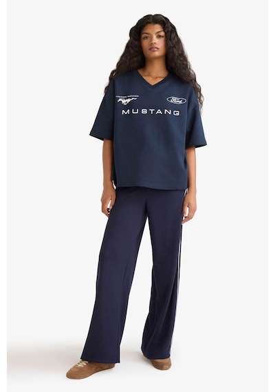 Defacto Straight Fit Cepli Düz Paça Eşofman Altı D6668ax25aunv256 Lacivert